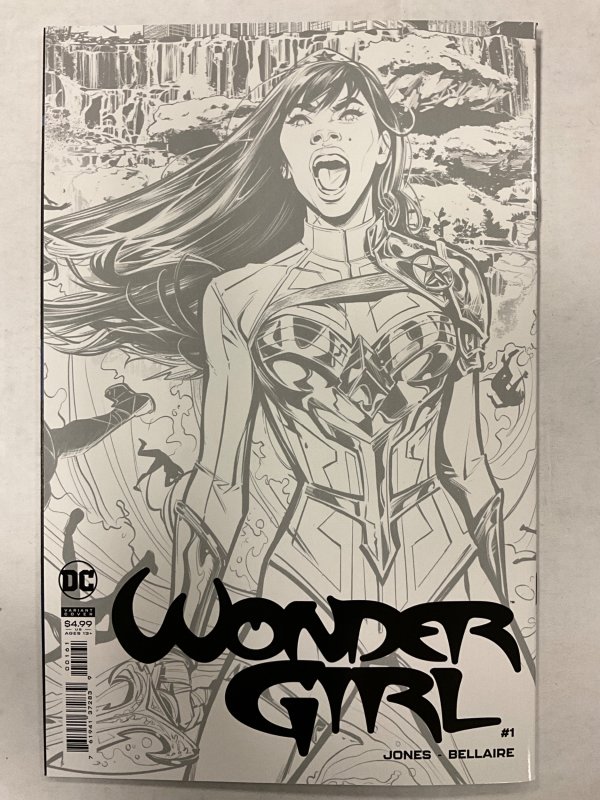 Wonder Girl #1 Black and White Cover (2021)