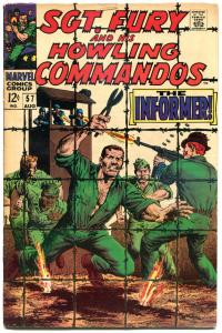 SGT FURY #57 58 59, FN+, War, WWII, John Severin, Germans, 1963, more in store