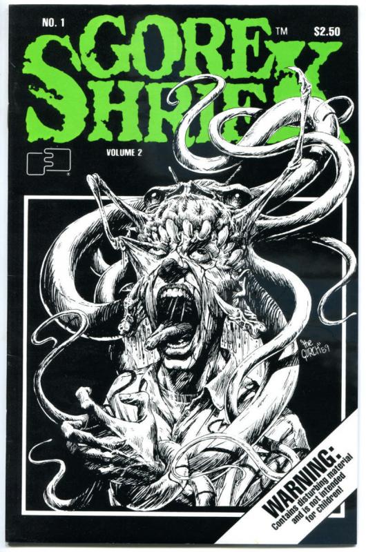 GORE SHRIEK #1, VF/NM, 1990, Gurchain Singh, Gruch,Bissette,more Horror in store