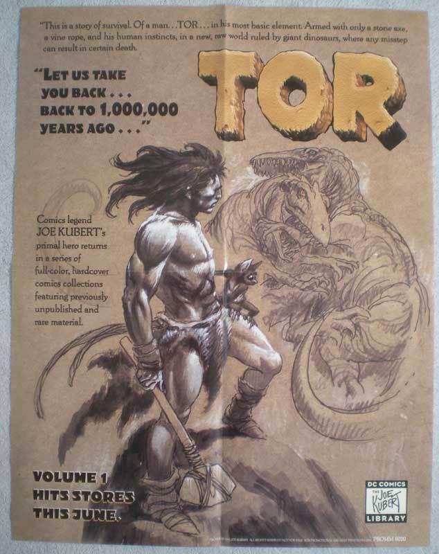 TOR Promo poster, Joe Kubert, 17x22, 2001, Unused, more Promos in store