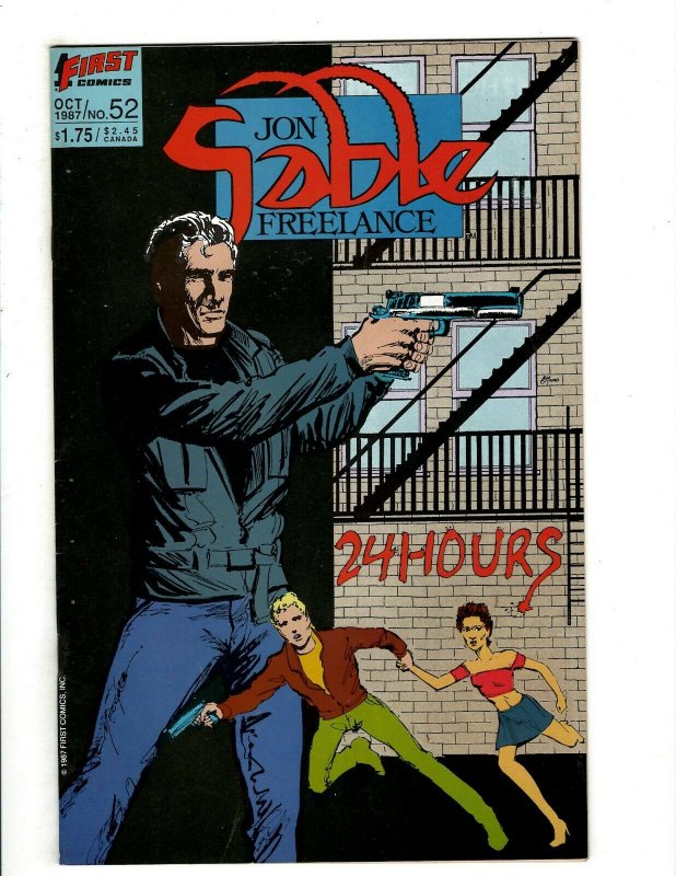 12 Jon Sable Freelance First Comics # 31 32 39 42 43 44 45 46 47 48 50 52 HG4