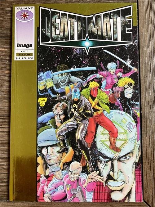 Deathmate #3 Yellow Gold Foil Cover (1993)