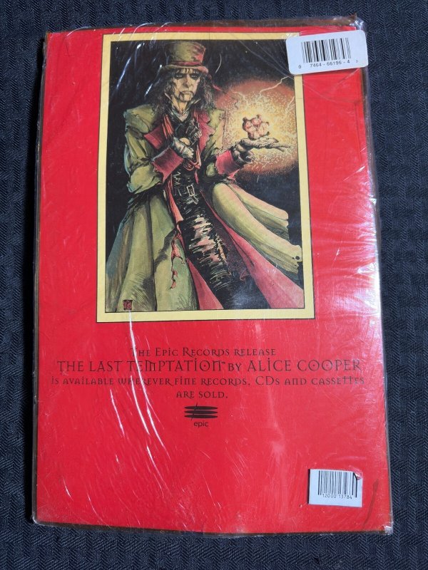 1994 ALICE COOPER The Last Temptation SEALED Comic & Cassette Tape