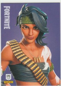 Fortnite Bandolette 152 Rare Outfit Panini 2019 trading card series 1