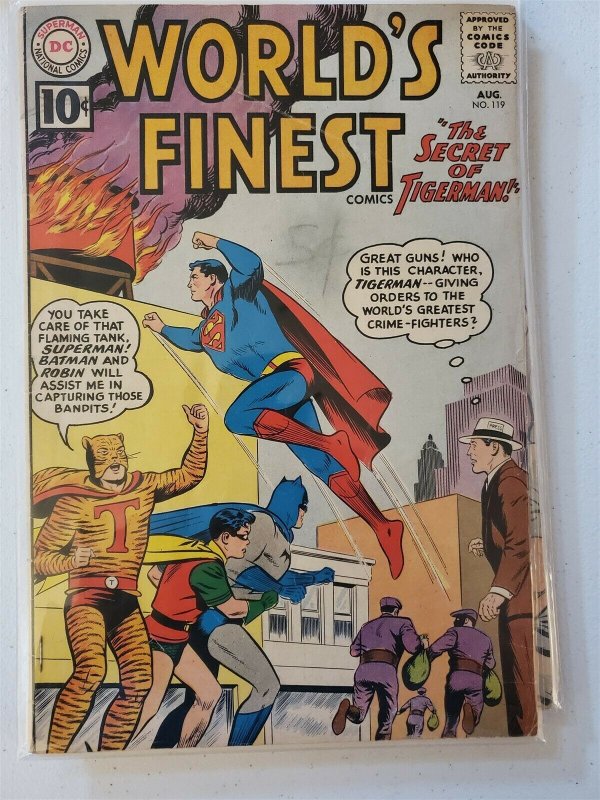 Worlds Finest Comics #119 (DC,1961) Condition VG