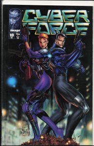 Cyberforce #10 Silver Cover (1995) Cyberforce