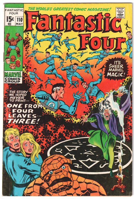 Fantastic Four #110 (1971) Agatha Harkness!