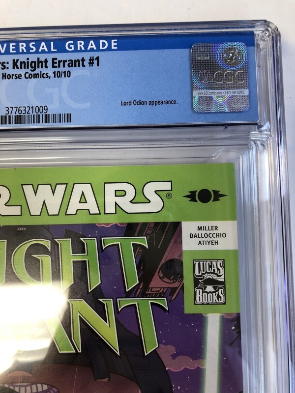 Star Wars: Knight Errant (2010) #1 | CGC 9.6 WP | Dark Horse