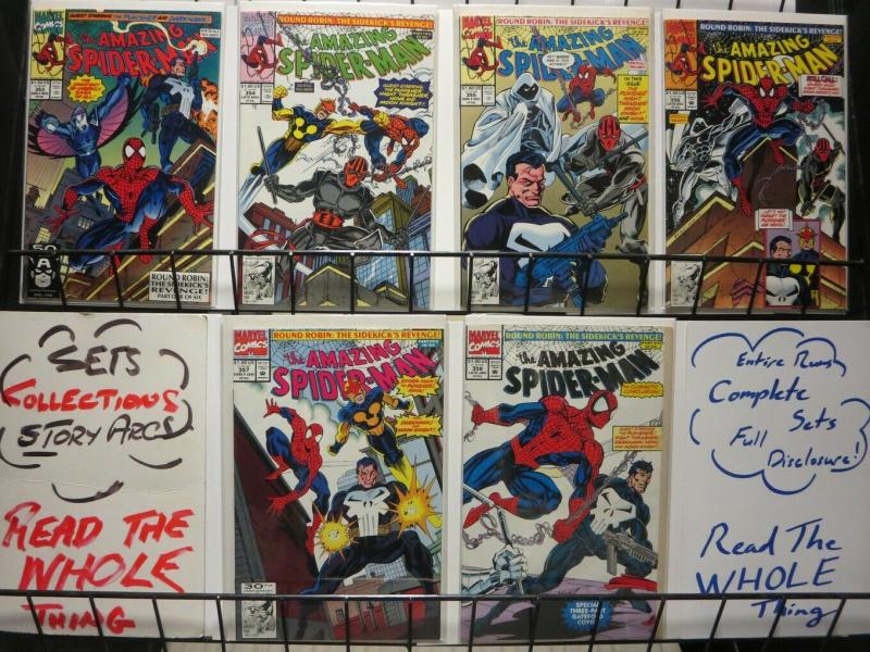 SPIDERMAN 353-358 PUNISHER, MOON KNIGHT, NOVA pt 1-6