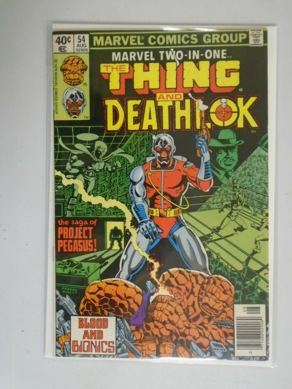 Marvel Two-in-One #54 Thing and Deathlok 6.0 FN (1979 1st Series)