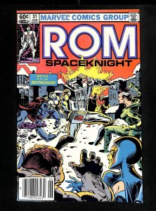 Rom #31 VF 8.0 2nd Rogue!