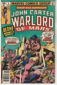 John Carter Warlord of Mars #6 (1977)