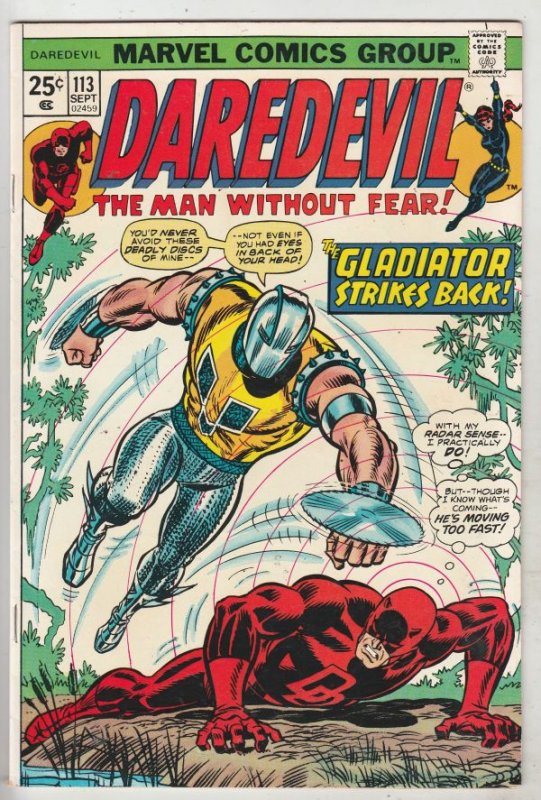 Daredevil #113 (Sep-74) NM- High-Grade Daredevil, Black Widow