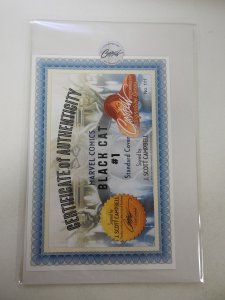 Black Cat #1 (2019) Signed by Campbell Cert sealed!