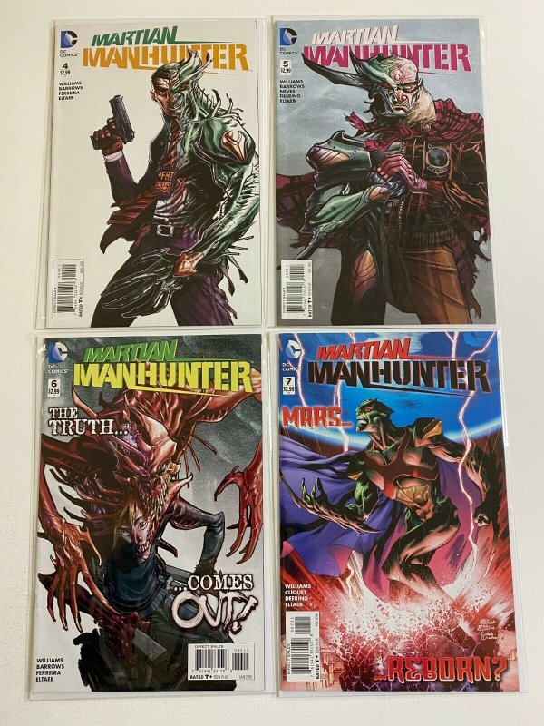 Martian Manhunter lot DC 2nd + 4th Series 20 pieces 8.0 VF (1988 to 2016)