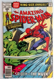 The Amazing Spider-Man Annual #12, Classic Battle with The Hulk