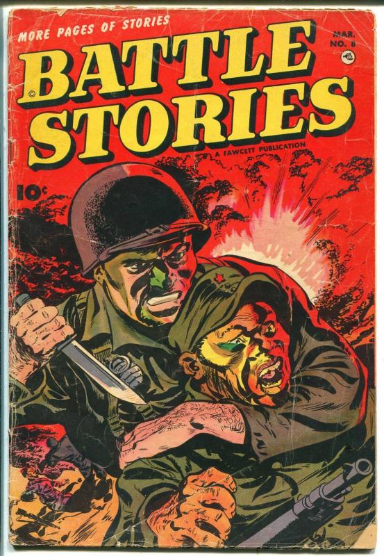 Battle Stories #8 1953-Atlas-commies-extreme violence-GOOD/VG