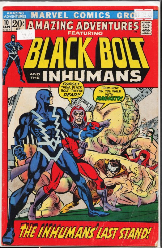 Amazing Adventures #10 (1972) Inhumans