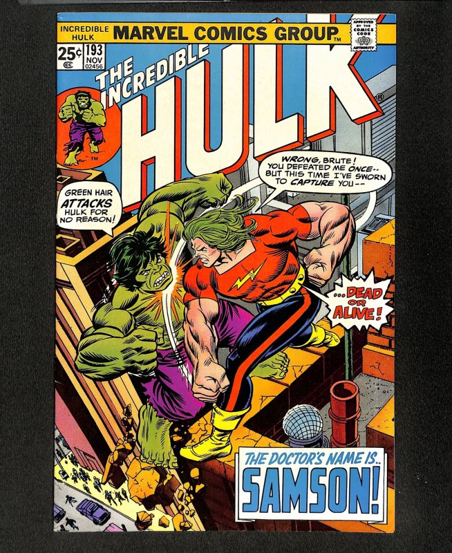 Incredible Hulk (1962) #193 Doc Samson!