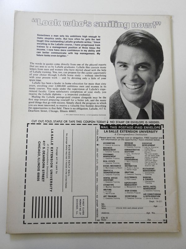 Doc Savage #3 (1976) VG Condition 1/4 in spine split