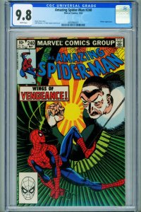 AMAZING SPIDER-MAN #240 CGC 9.8 -comic book-1983-MARVEL 4000986001