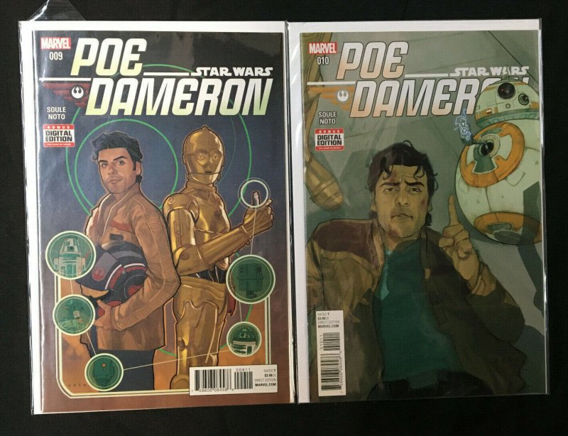STAR WARS POE DAMERON #1-18 SET VF-NM MARVEL