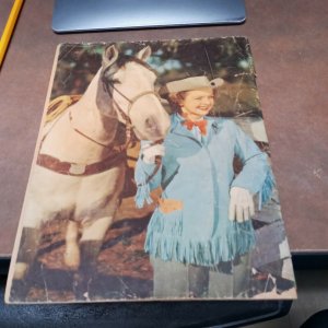 Queen of the West Dale Evans #7 1955-Photo cover- Russ Manning Golden Age dell