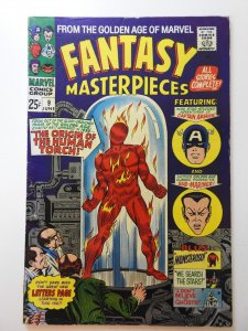 Fantasy Masterpieces #9 (1967) Human Torch: Origin!! VG+ Condition!