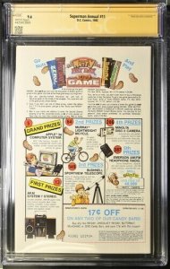 Superman Annual (1987) # 12 (CGC 9.6 SS) Signed Dave Gibbons * DC Comics * Moore