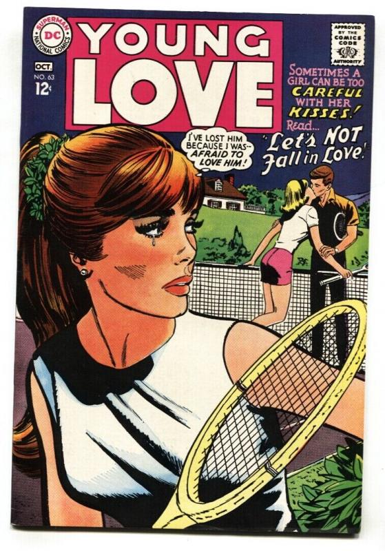 YOUNG LOVE #63 1967-DC ROMANCE-TENNIS COVER VF