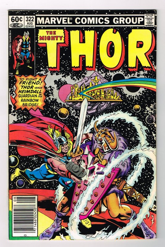 Thor #322 (1982) - The Wrath and the Power - Marvel