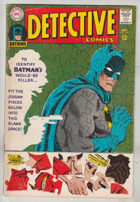 Detective Comics #367 (Sep-67) FN Mid-Grade Batman