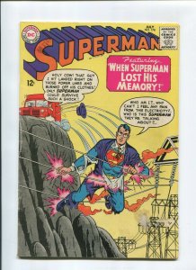 SUPERMAN #178 (GD+) *THE FISHERMAN COLLECTION* LOST HIS MEMORY 1965