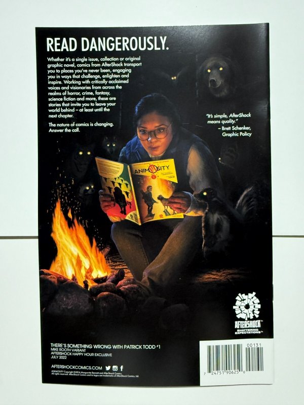 There's Something Wrong With Patrick Todd # 1 NM Variant Aftershock Comic 6 J400