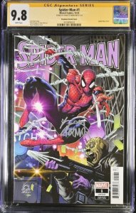 Spider-Man (2022) # 1 (CGC 9.8 SS) Signed Ryan stegman * Marvel Comics * Slott