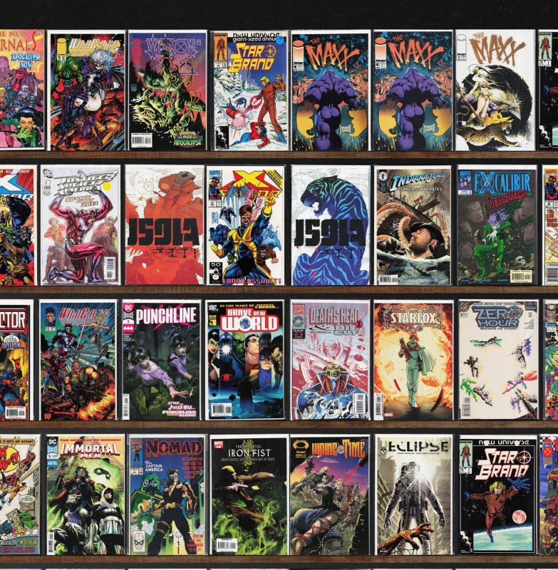 Huge Lot 150+ Comics with Excalibur, Freex, X-Factor, The Maxx, X-Men & More!