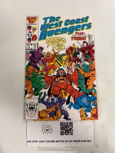 The West Coast Avengers #15 VF-NM Marvel Comic Book 28 ET8