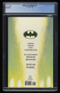 Batman: The Abduction (1998) #1 CGC NM/M 9.8 White Pages