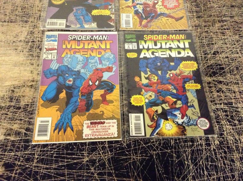 Spider-Man The Mutant Agenda Marvel Comics Limited Series # 0 1 2 3 Beast U4