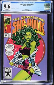 (1992) SENSATIONAL SHE-HULK #43 “Cheesecake” Cover! CGC 9.6! Rare!