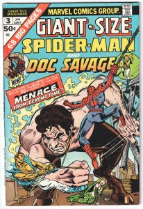 Giant-Size Spider-Man #3 (1975) Doc Savage