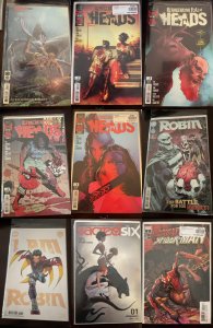 Lot of 9 Comics (See Description) Robin, Sacred Six, Spider Man