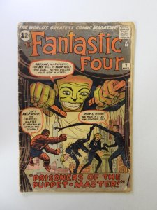 Fantastic Four #8 (1962) 1st appearance of Puppet Master see description