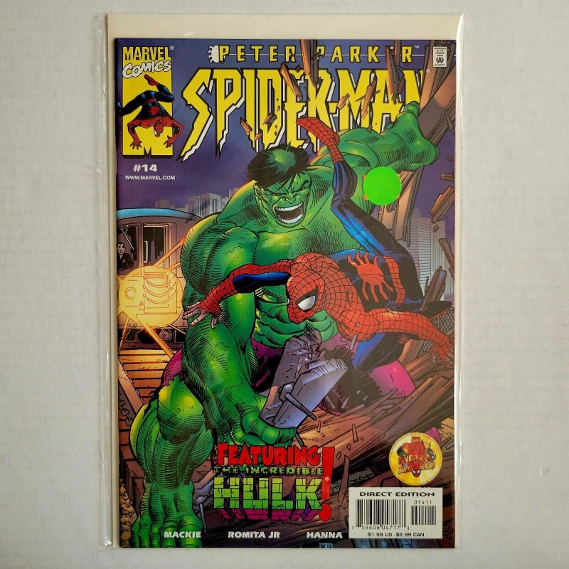 Peter Parker SPIDER-MAN #14, 15 (Marvel 1999) HULK & DOOM, Custom bundle VF/NM