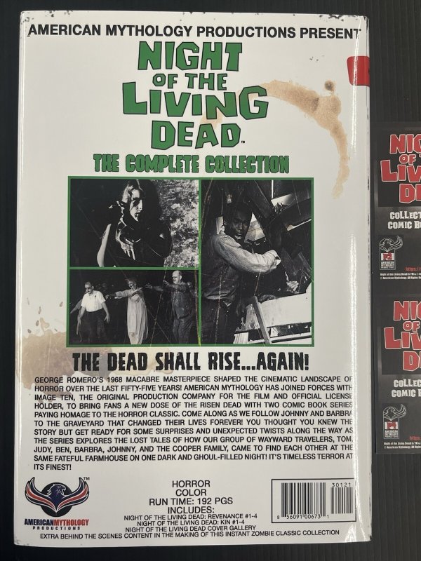 NIGHT OF THE LIVING DEAD COMPLETE COLLECTED HC (LTD TO 200) 3X SIGNED BOOKPLATE