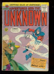 ADVENTURES INTO THE UNKNOWN #156 1965-NEMESIS HORROR  VG