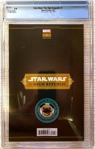 ?~MARVEL~STAR WARS:THE HIGH REPUBLIC #1 (2021) ~CAMUNCOLI VIRGIN~?~CGC 9.8~?