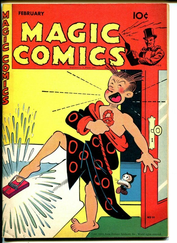 Magic #55 1944-McKay-Mandrake-Dagwood cover-Lone Ranger-Popeye-Blondie-VF-