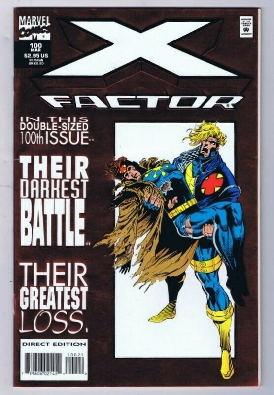 X-Factor #100 ORIGINAL Vintage 1994 Marvel Comics