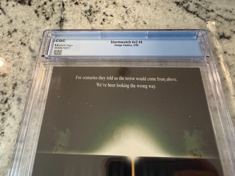 Stormwatch # 4 CGC Graded 9.0 Image Comic Book 1998 1st Apollo Midnighter JH24